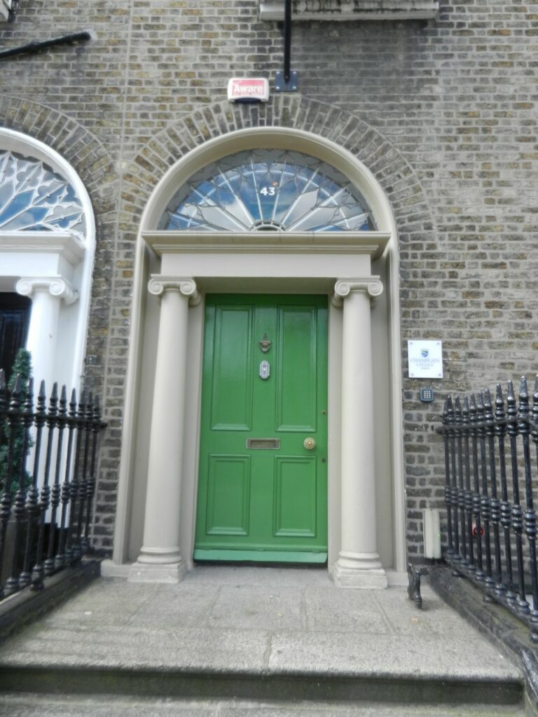 Champlain College Dublin Door