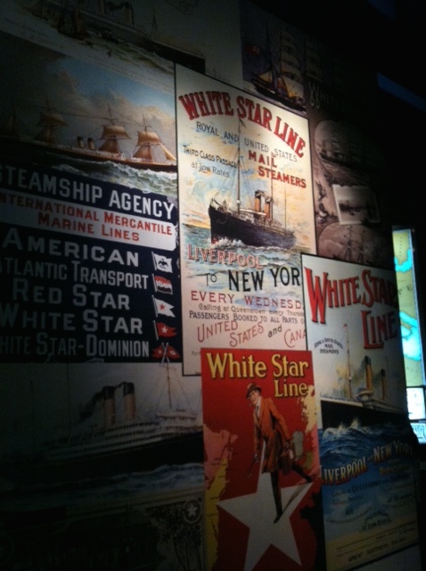 Vintage Posters of the White Star Line Company that built Titanic