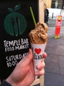Gelato from the Temple Bar Food Market.