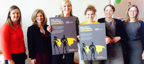 Social Entrepreneurs Ireland from left to right: Maria Flanagan, Annalisa O'Carroll, Lucy Masterson, Sarah Demers, Siobhan O'Keeffe and Sara Dennedy