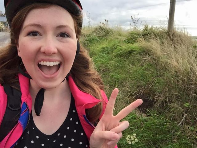 Solo cycling selfies, of course!