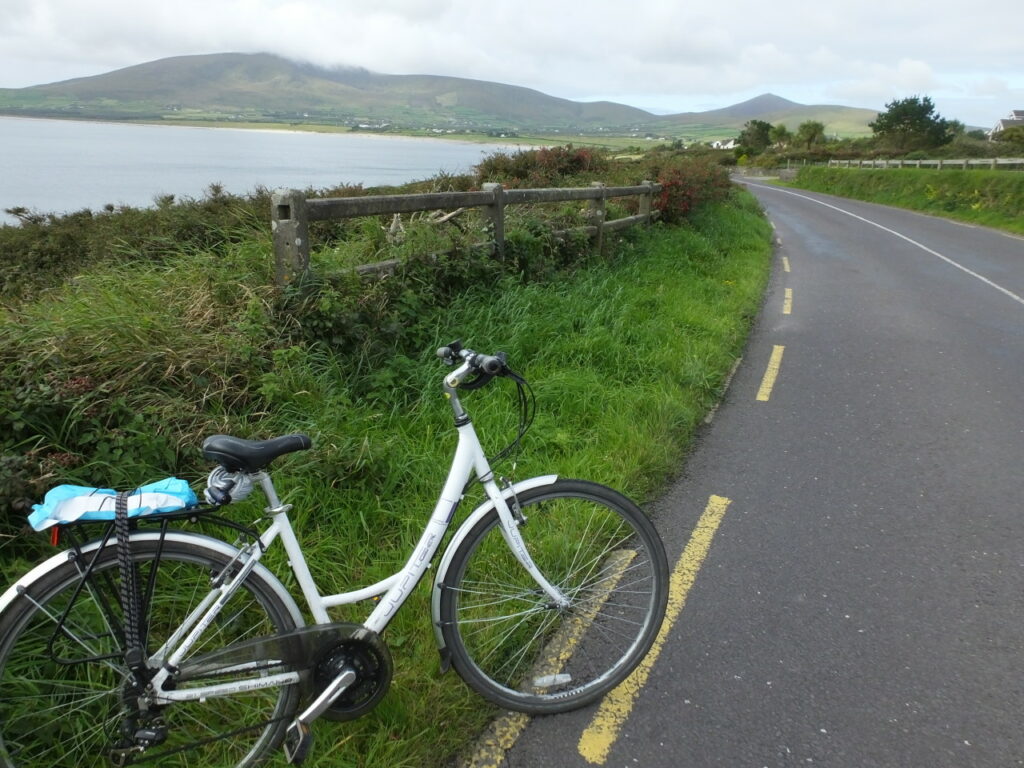 Cycling Slea Head. A fantastic way of exploring what Independent Travel is all about. 