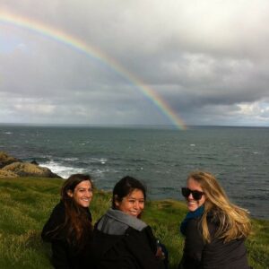 Blog - Julia, Rachel and Victoria in Ballintoy