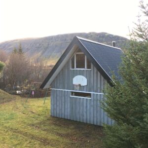 Our Airbnb cabin on Meðalfellsvatn